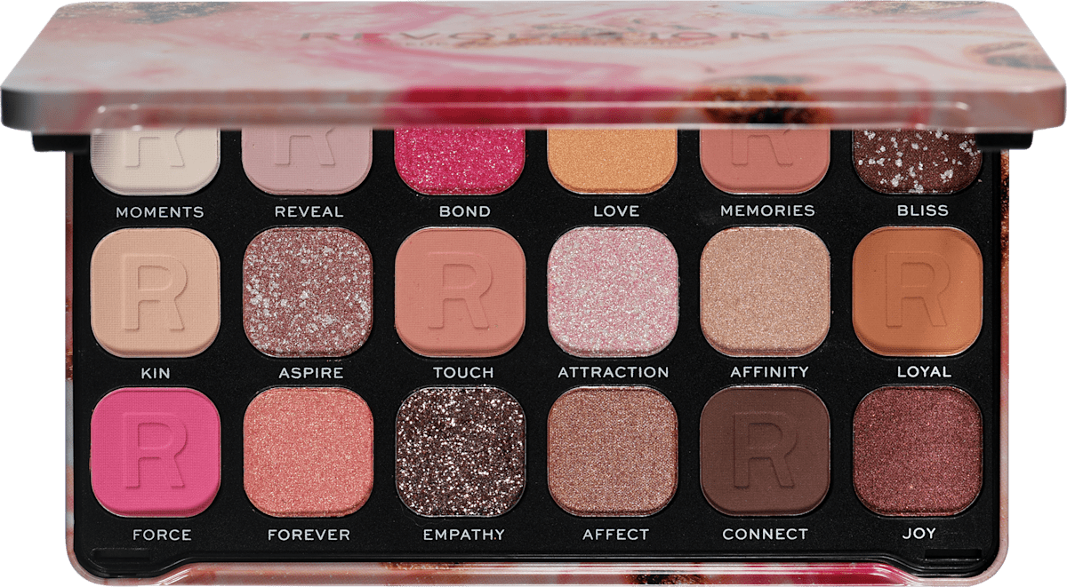 REVOLUTION Forever Flawless paletă de farduri Afinity, 19,8 g | dm.ro