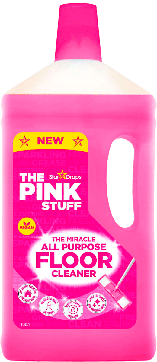 THE PINK STUFF Универсален препарат за под Star Drops, 1 l