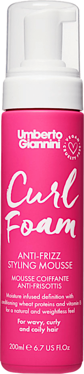 Umberto Giannini Spumă modelatoare anti-frizz pentru păr creț, 200