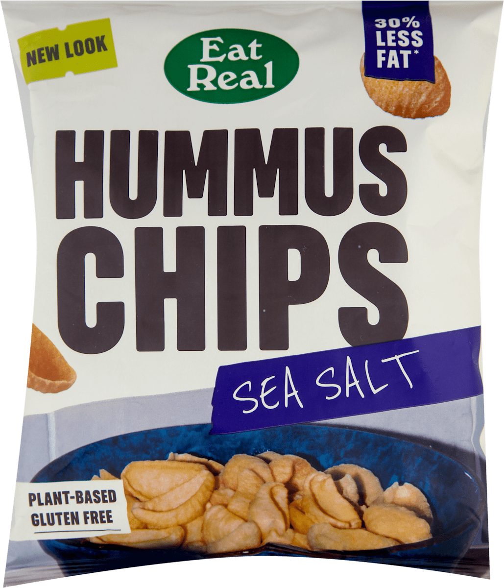 Eat Real Chips od hummusa sa morskom soli, 45 g | dm.rs