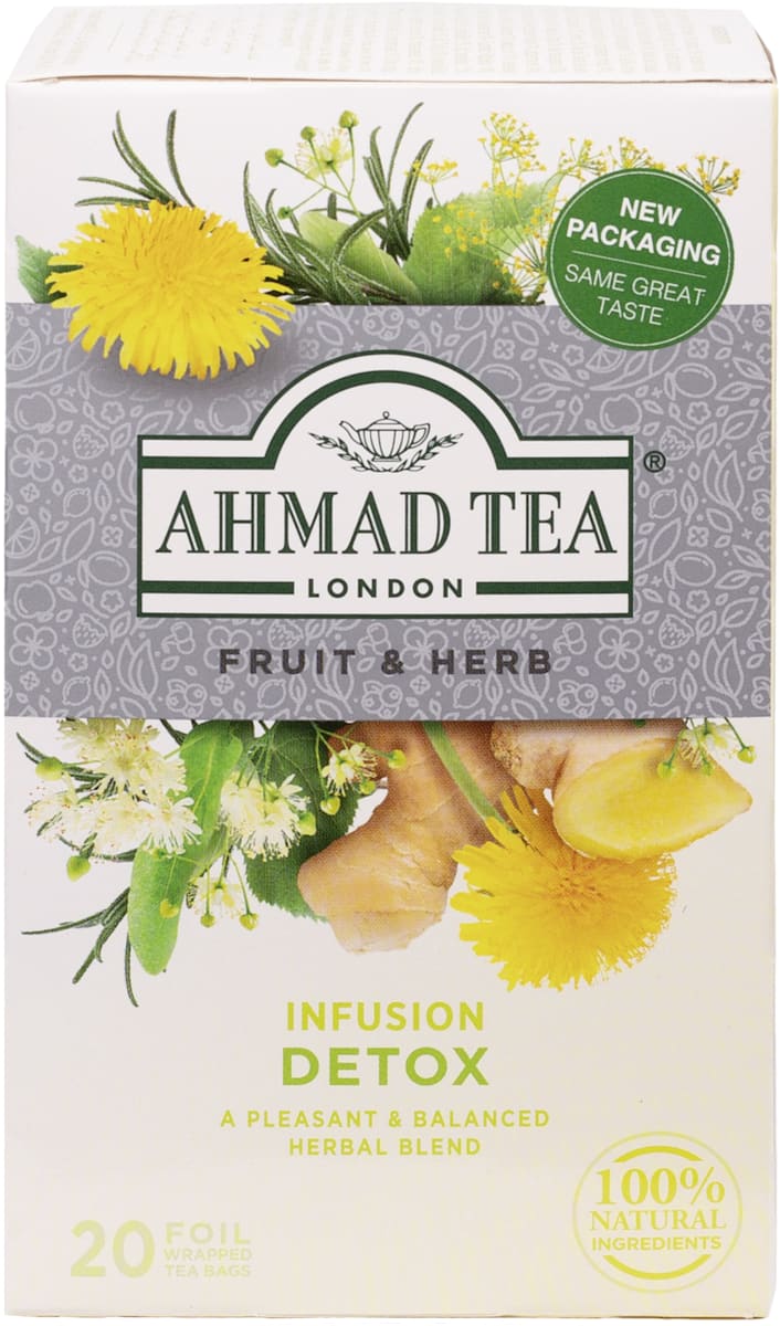 AHMAD TEA Infusion Detox čaj, 20 vrećica, 40 g | dm Bosna i Hercegovina