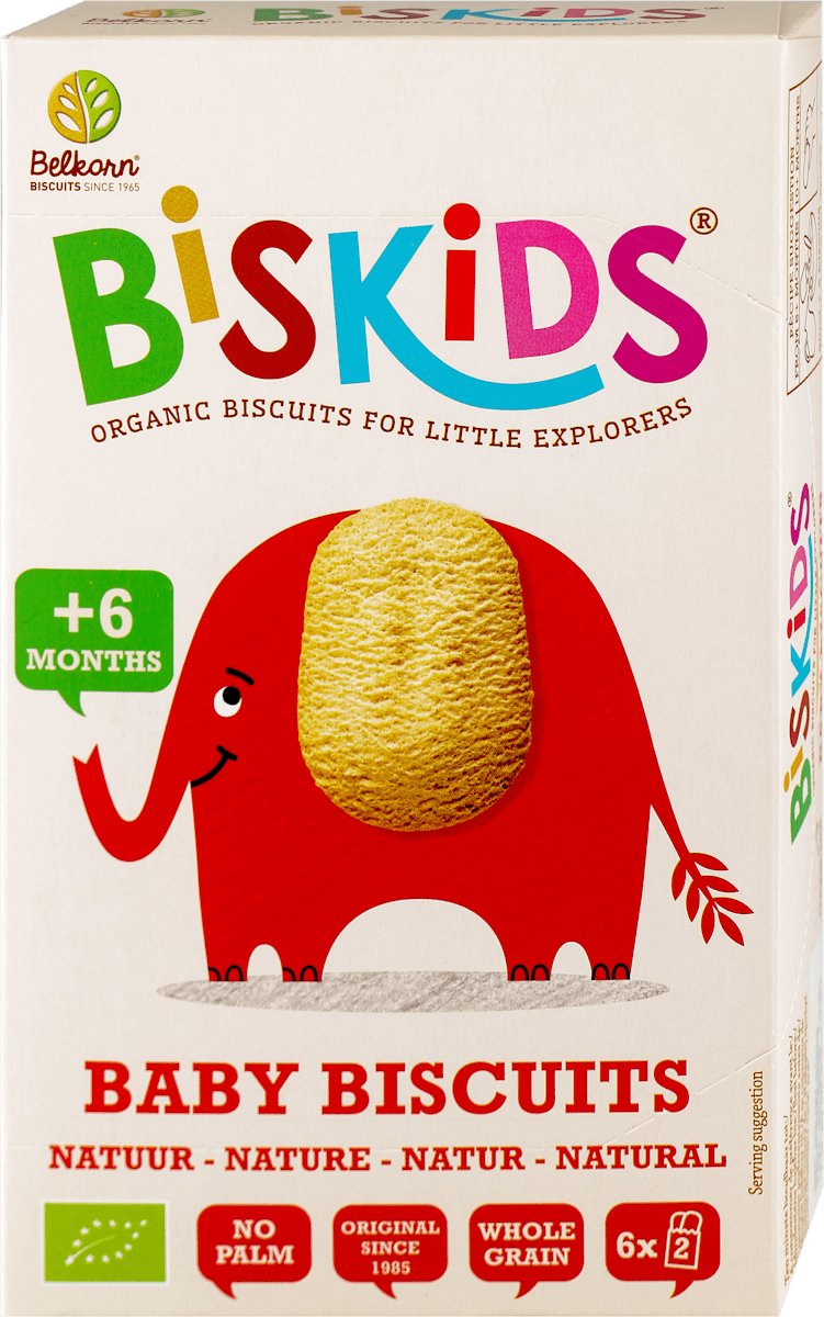 BisKids Keks Natural za decu, od 6+ meseci, 120 g | dm.rs