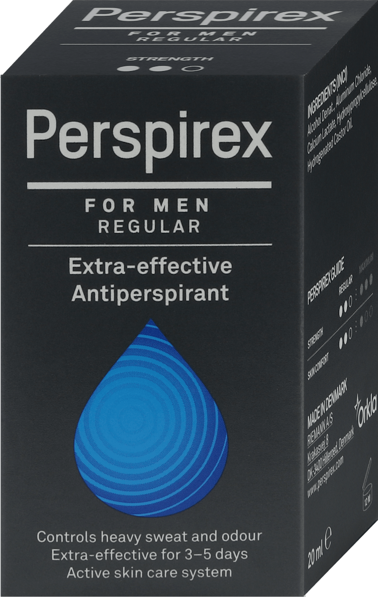 Perspirex For Men deo roll-on Regular, 20 ml