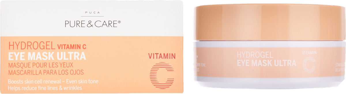 化粧下地 PUG Puca Pure&Care Plasturi hidrogel cu Vitamina C pentru ochi, 60 buc