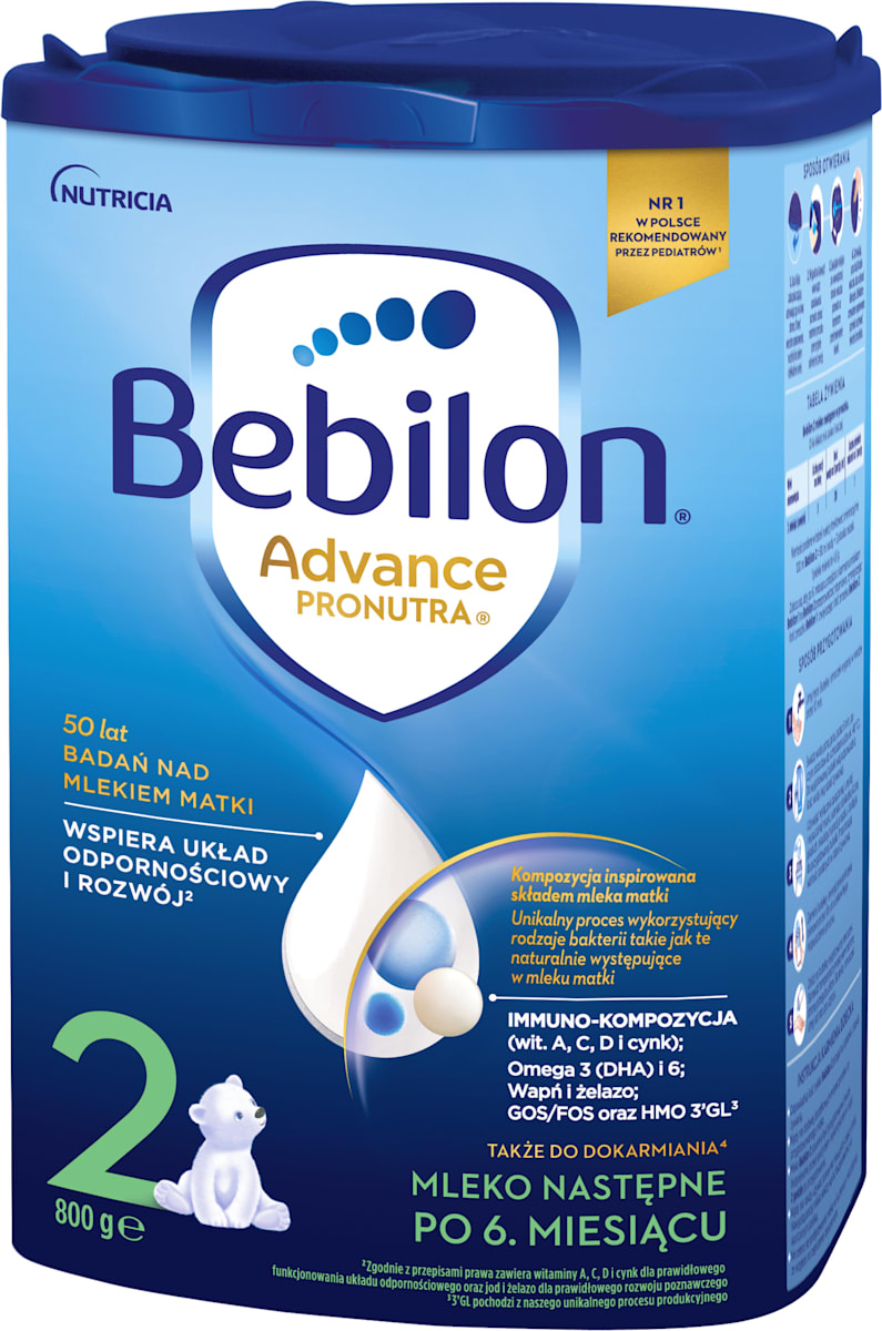 Молочная смесь Bebilon 2 Advance Pronutra Biotik, с 6 месяцев, 800 г