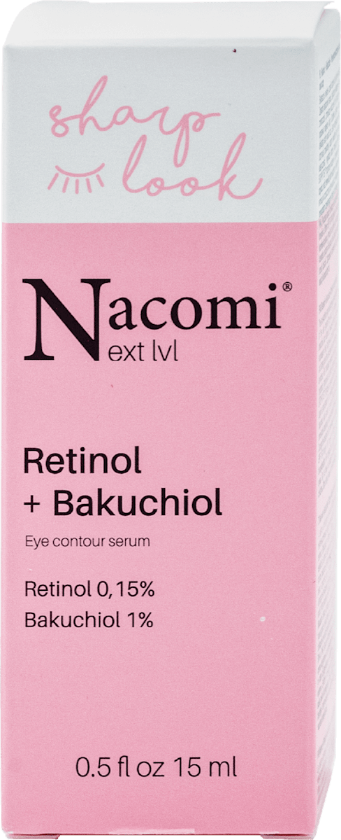 Nacomi sharp look serum za područje oko očiju Retinol + Bakuchiol, 15 ...