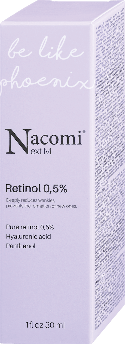 Nacomi Nočni serum za obraz Be Like Phoenix Retinol 0,5 %, 30 ml | dm.si
