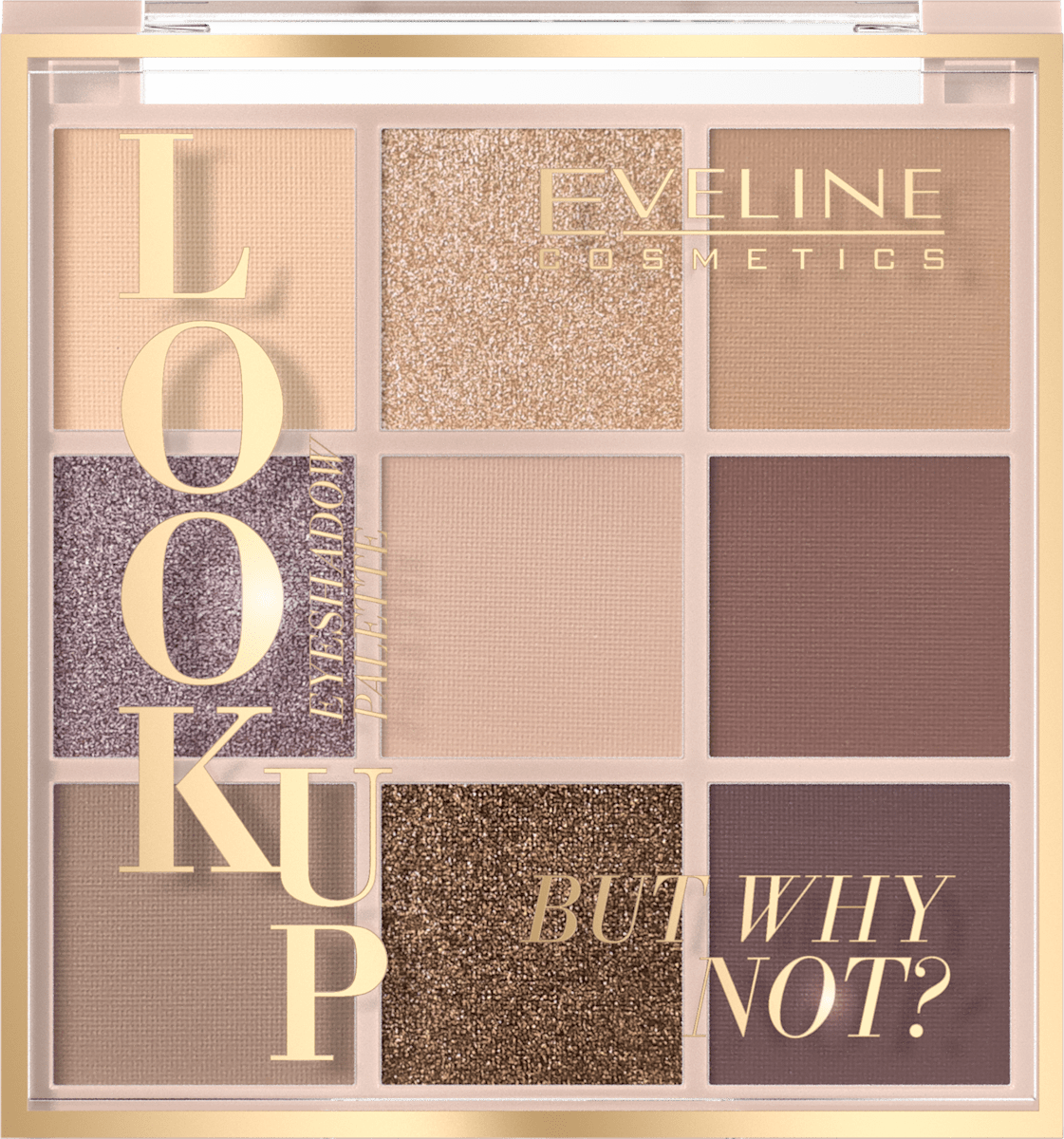 EVELINE COSMETICS Look Up paleta sjenila za oči – But Why Not?, 10,8 g ...