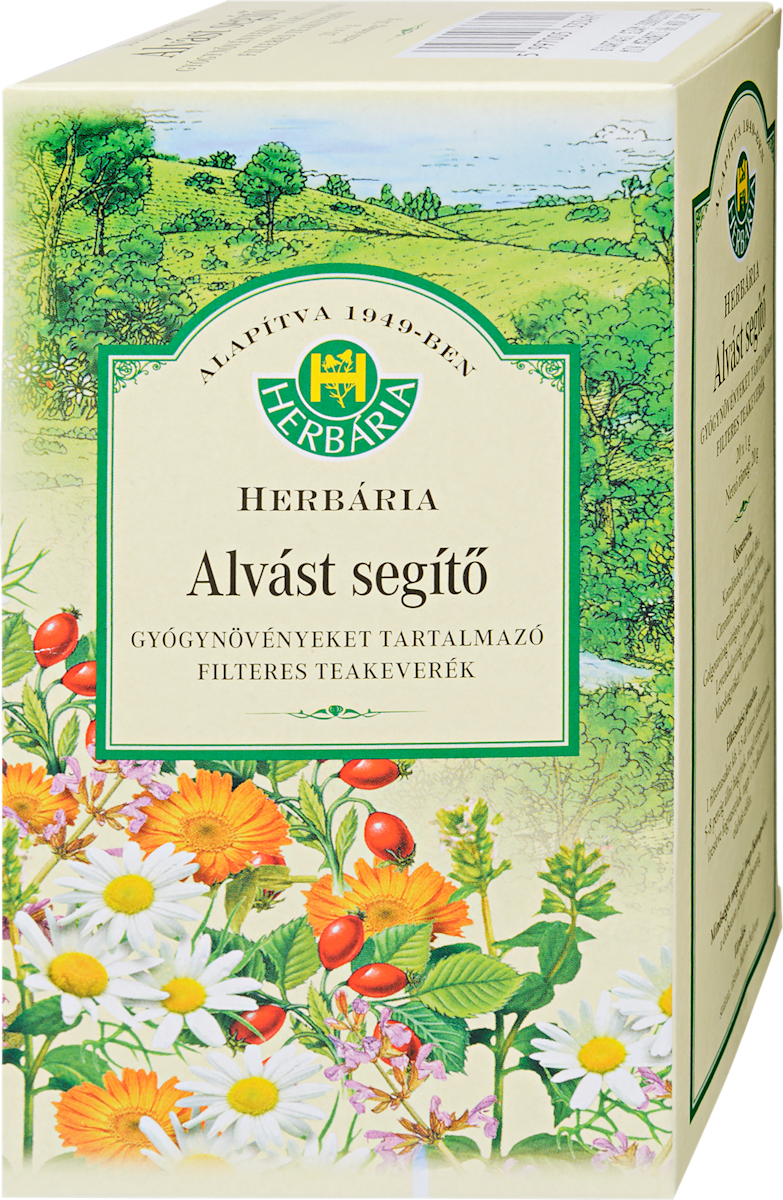 HERBÁRIA Alvást segítő tea, 20 filter, 20 g | dm.hu