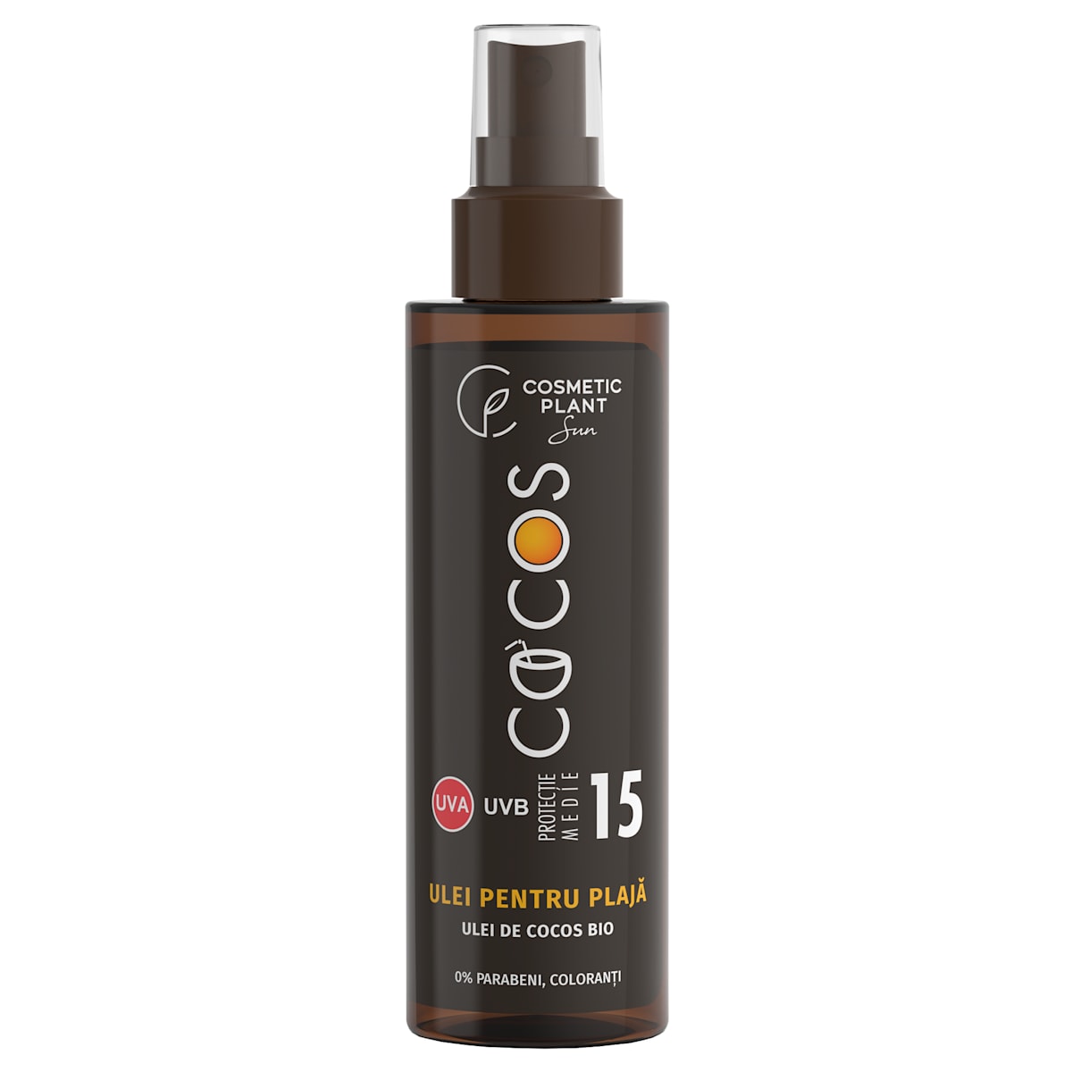 cosmetic plant Ulei de cocos pentru plajă SPF15, 150 ml | dm.ro