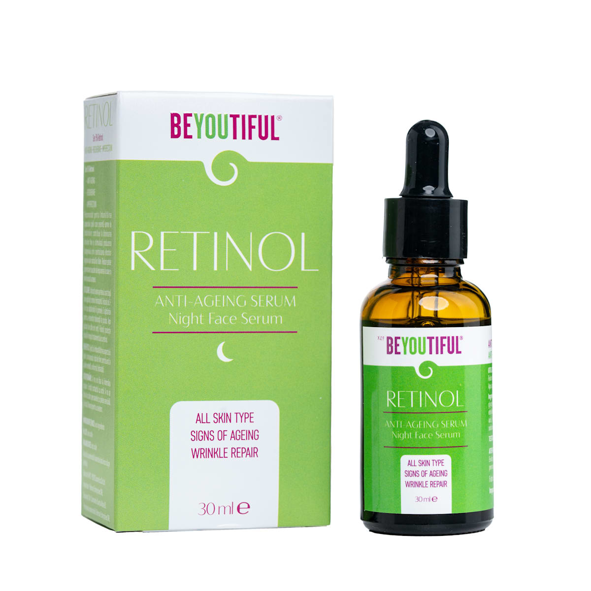 BEYOUTIFUL Ser de față cu retinol, 30 ml | dm.ro