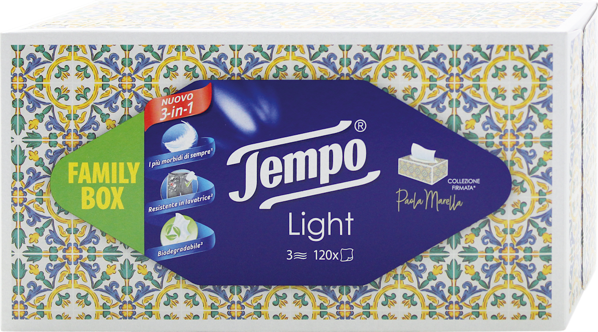 Fazzoletti TEMPO Classic - Confezione Da 30 Pezzi (Formato Tascabile)