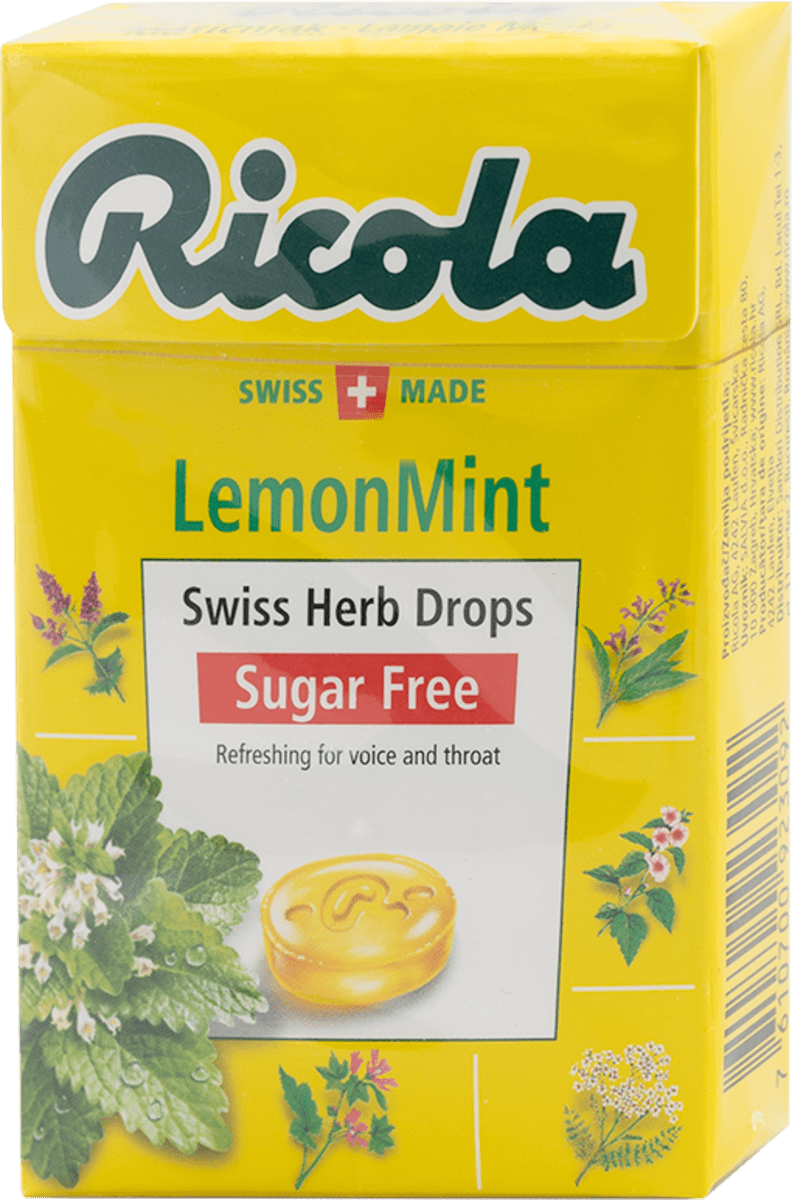 Ricola Dropsuri lemon mint, 40 g | dm.ro