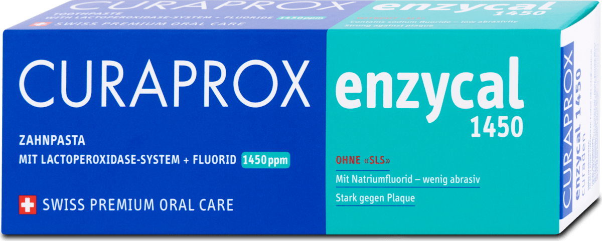 CURAPROX Fogkrém Enzycal 1450 PPM, 75 ml | dm.hu