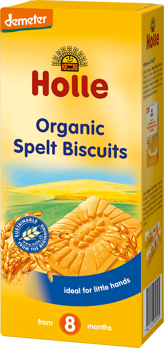 Holle Био бисквити от спелта, 8м+, 150 g dm България