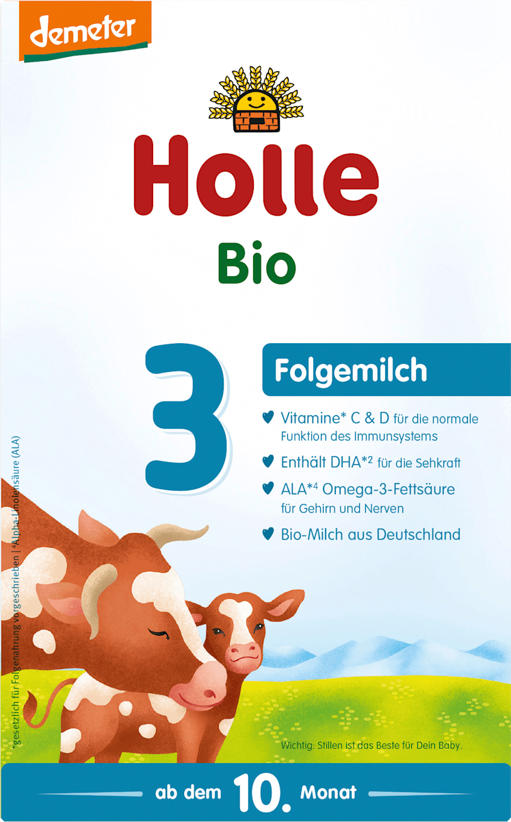 Holle Folgemilch 3 ab dem 10. Monat, 600 g dauerhaft günstig