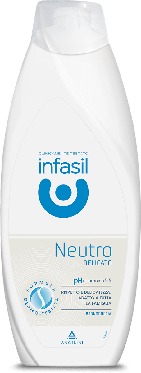 Infasil Neutrales Duschbad 500 Ml – PH 5,5, Klinisch Getestet, Sanft Zur Haut, Für Die Ganze Familie & Empfindliche Haut