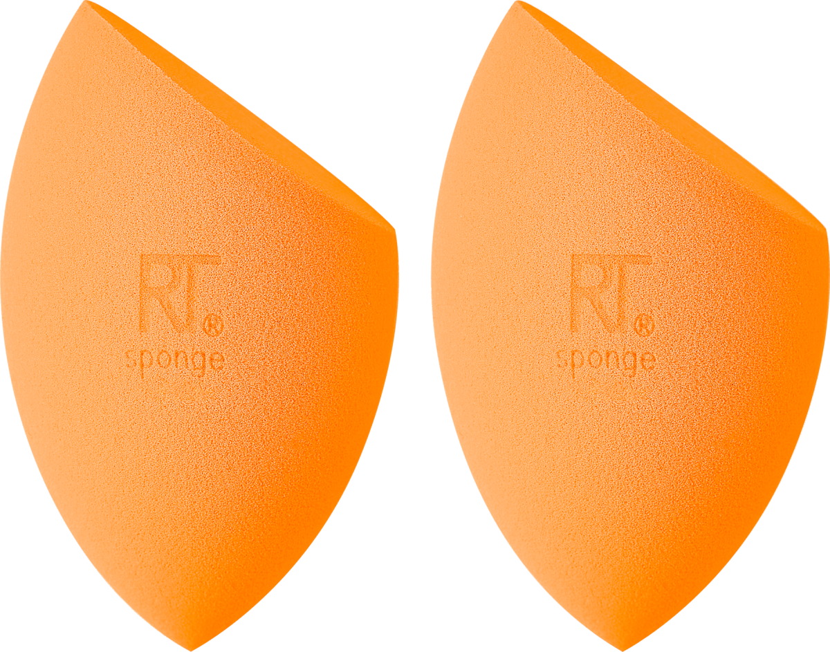 Real Techniques Make-up Schwamm & Setting Pinsel Set – Für Foundation, Puder & Highlighter, Synthetische Borsten