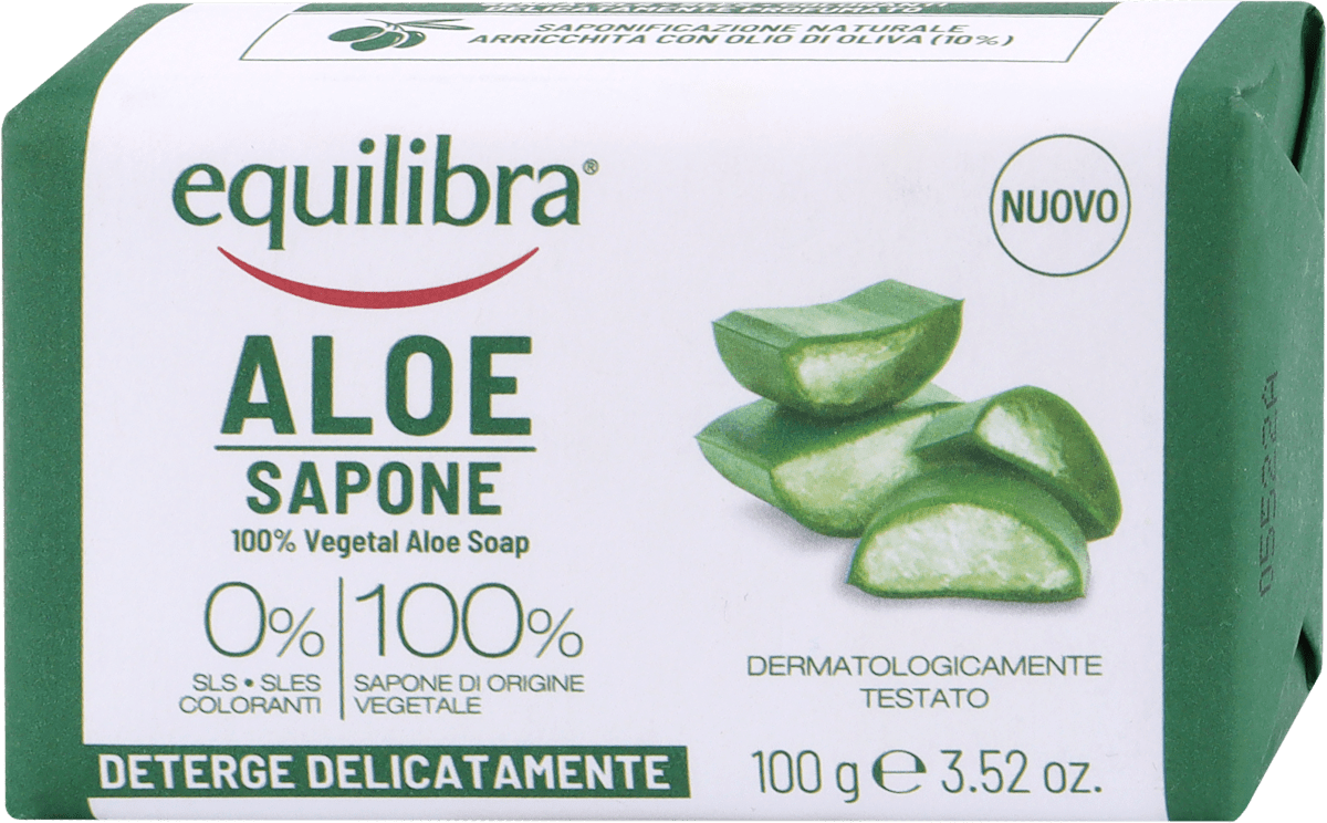 equilibra Aloe prirodni biljni sapun  aloe vera, 100 g | dm.hr