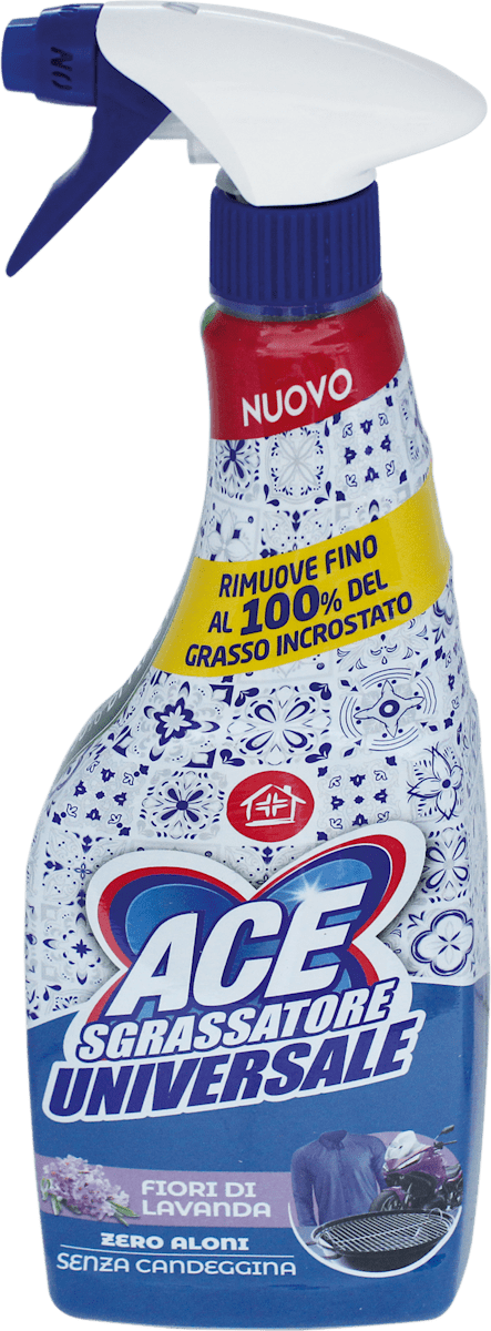 ACE Spray sgrassatore universale fiori di lavanda, 600 ml | dm Italia