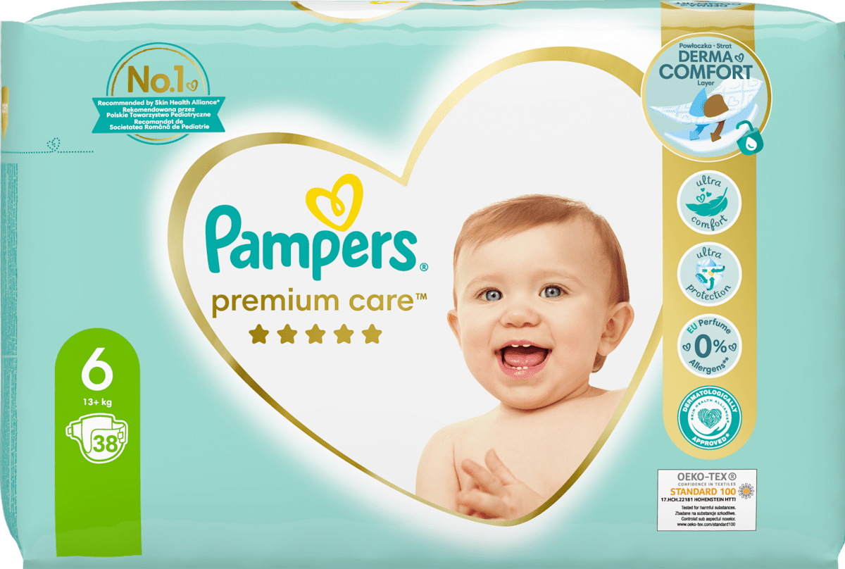 Pampers Premium Care Пелени (13+ кг), 38 dm България