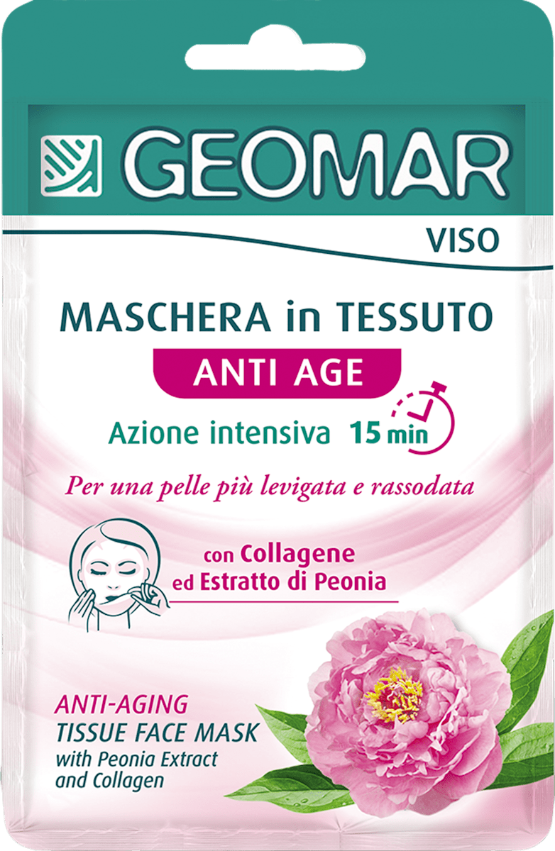 GEOMAR Maschera in tessuto anti-age azione intensiva, 1 pz | dm Italia
