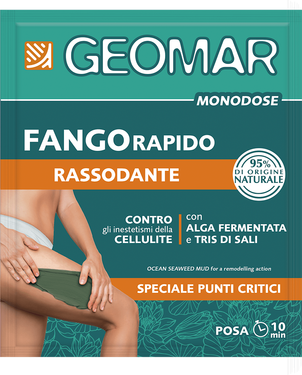 GEOMAR Fango rapido rassodante monodose, 80 ml | dm Italia