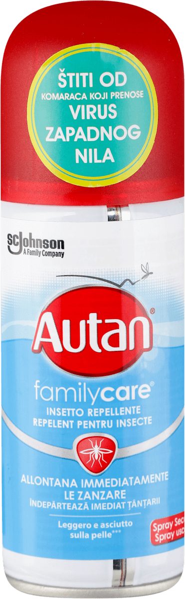 Autan Porodični sprej protiv komaraca, 100 ml | dm.rs