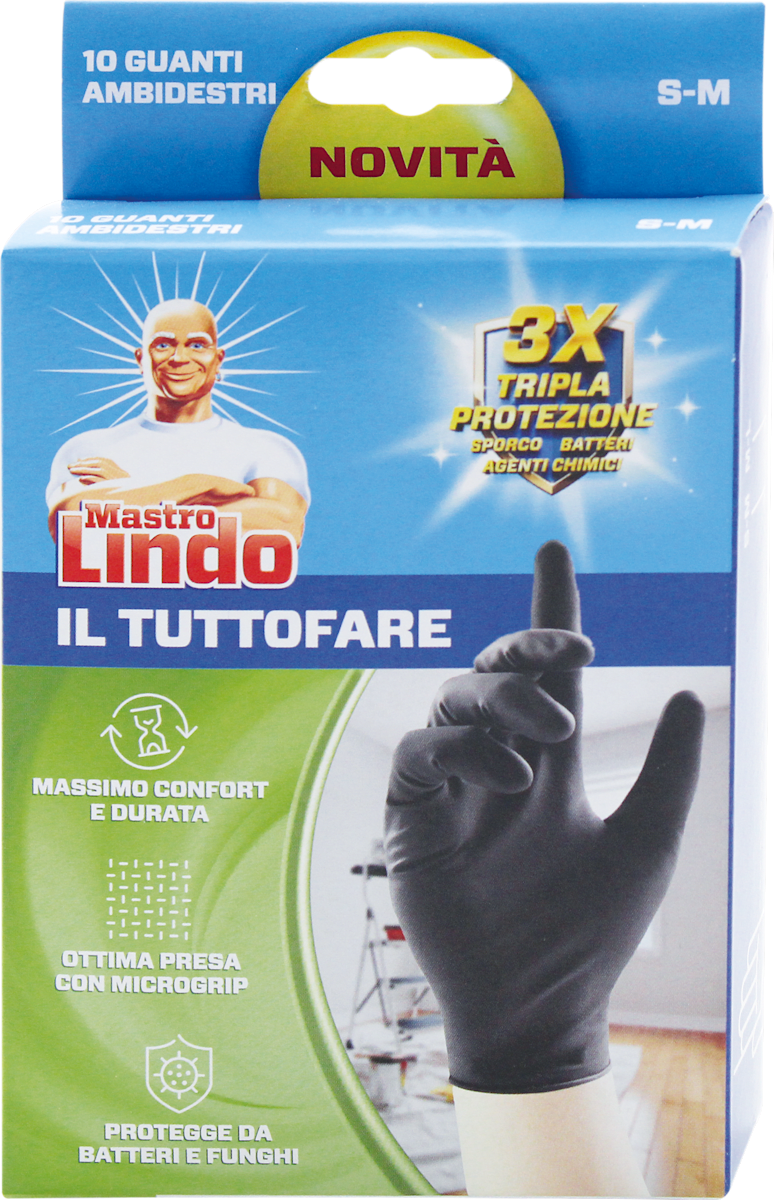 Maimed Guanti In Lattice Neri – 100 Pezzi, Senza Talco, Resistenti, Taglia S-XL, AQL 1.5 - 2