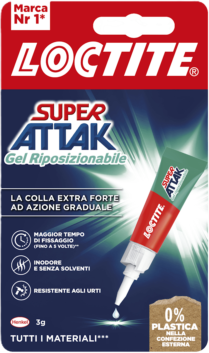 Loctite Super Attak Power Flex, Colla Liquida Trasparente E Istantanea Per Materiali Flessibili, Super Colla Resistente In Formula Gel, Colla Per Scar | Leroy Merlin
