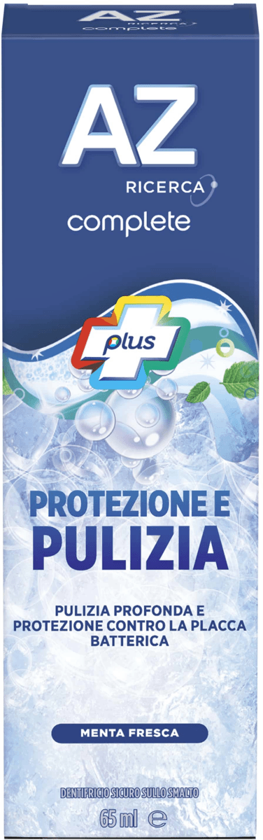 AZ Dentifricio Complete Plus protezione e pulizia, 65 ml | dm Italia