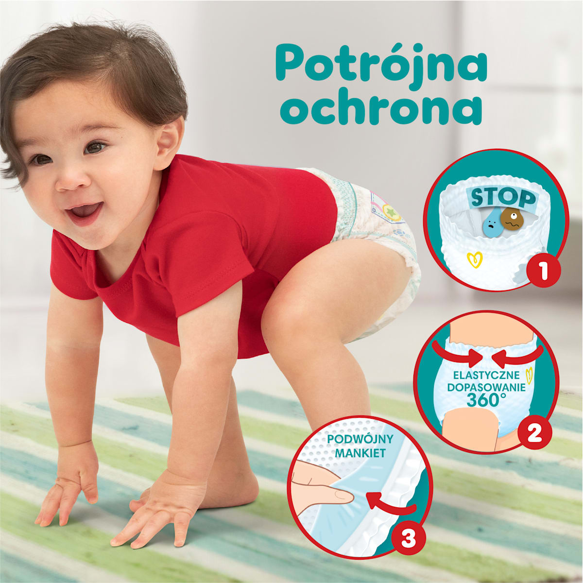Подгузники-трусики Pampers Active Baby Pants 7, без ароматизаторов, 38 шт — фото 5