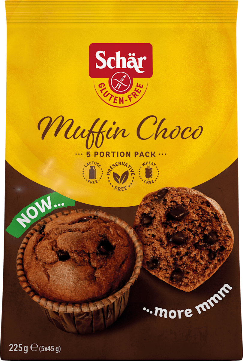 Schär Schokolade Muffin Choco glutenfrei (5 Stück), 225 g | dm.at