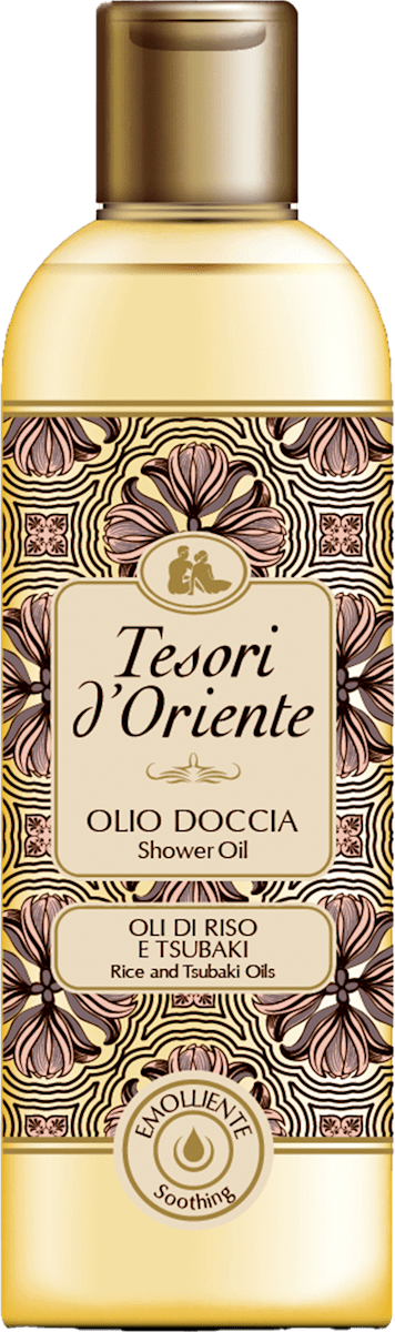 Tesori d'Oriente Ulei de duș cu extract de riso si tsubaki, 250 ml