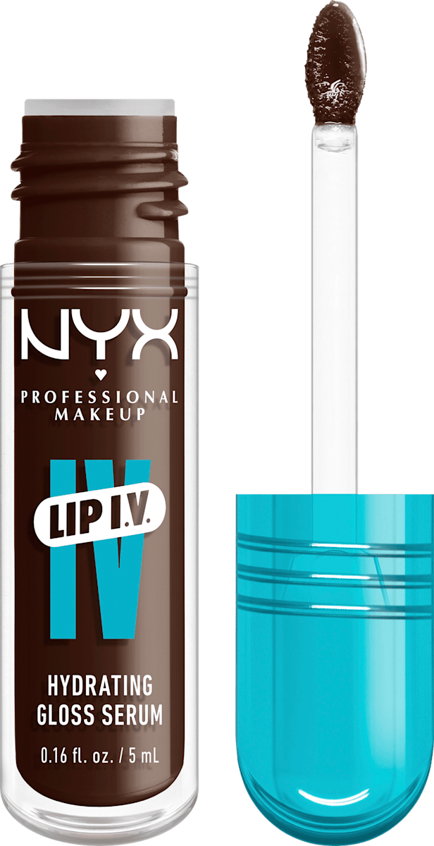 NYX PROFESSIONAL MAKEUP Хидратиращ гланц - серум за устни Lip IV, 06 Espresso Soak, 1 бр. | dm България