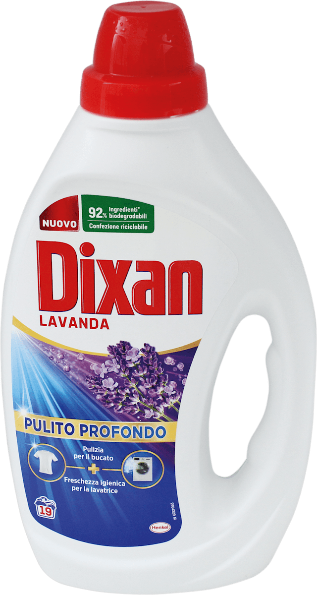 Dixan Detersivo Pulito Profondo Lavanda, 885 ml