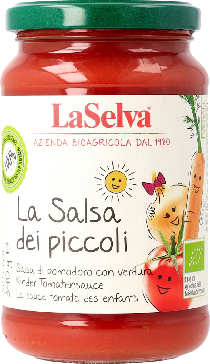 LaSelva Tomatensoße, Kinder, 340 g dauerhaft günstig online kaufen | dm.de