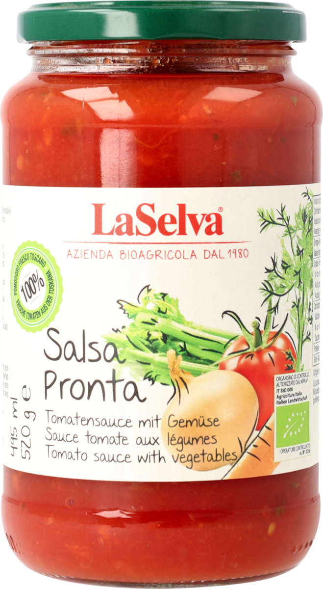 LaSelva Tomatensoße mit Gemüse, 520 g dauerhaft günstig online kaufen ...