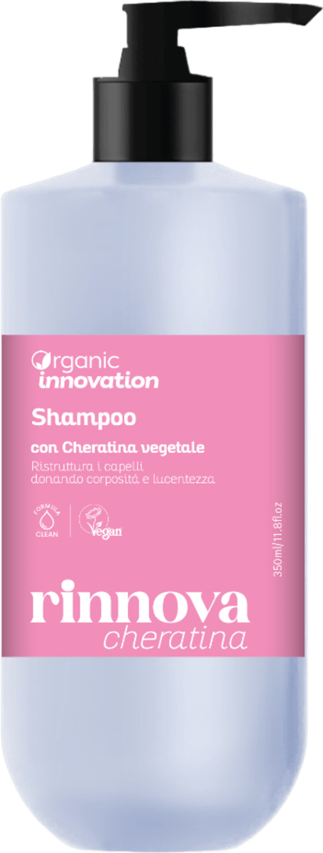 Organic Innovation Shampoo con cheratina vegetale, 350 ml | dm Italia