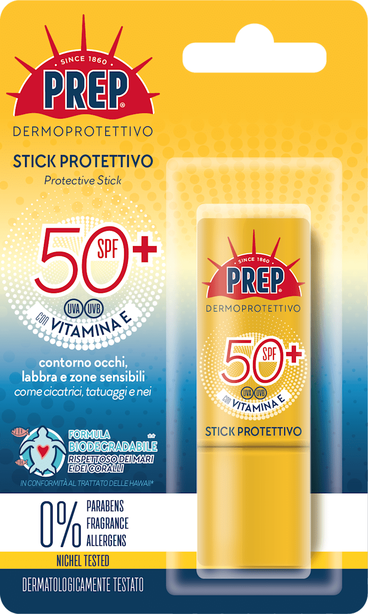 Prep Stick Protettivo SPF 50+ – Hautschutz Für Augen, Lippen & Empfindliche Stellen