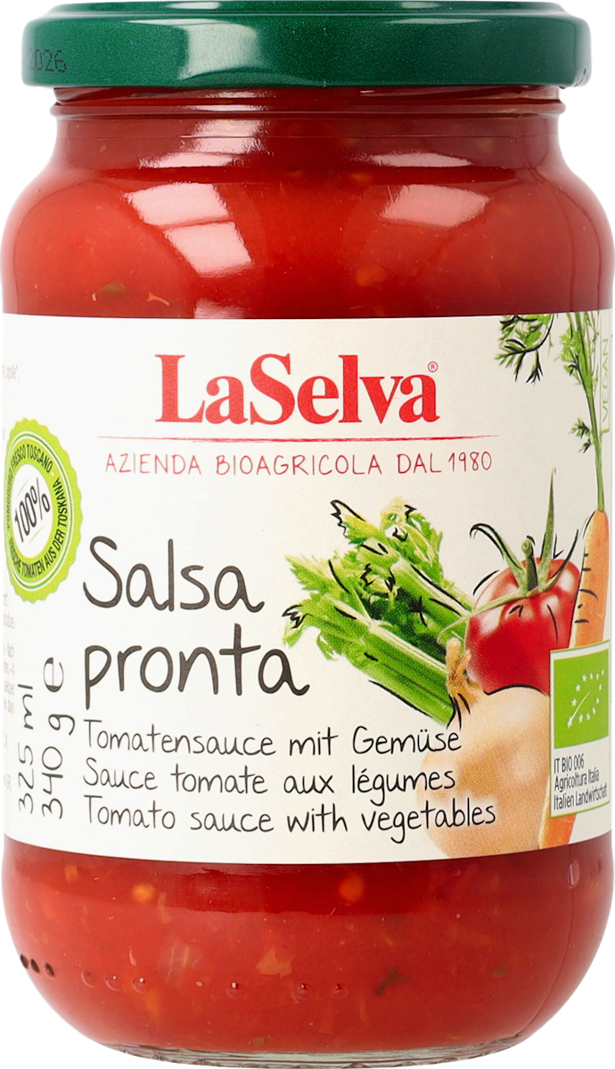 LaSelva Tomatensoße mit Gemüse, 340 g dauerhaft günstig online kaufen ...