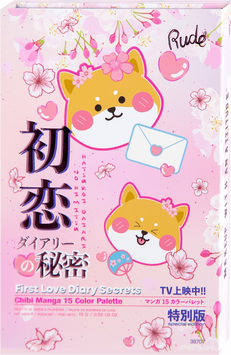 Rude First Love Diary Secrets Chibi Manga paleta senki za oči, 1 kom ...