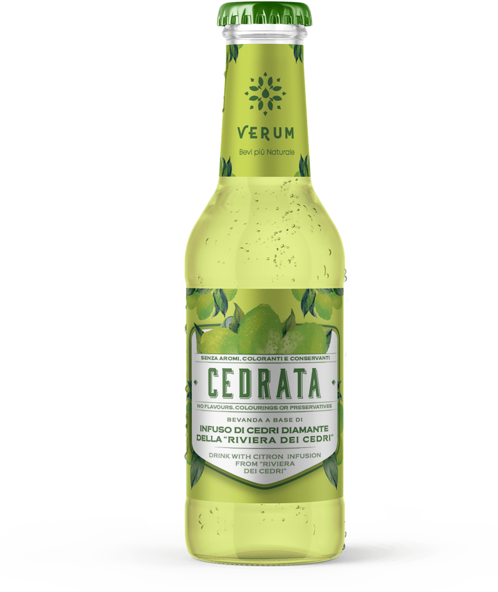 VERUM Bevi più Naturale Bevanda gassata a base di infuso di cedro, 200 ...