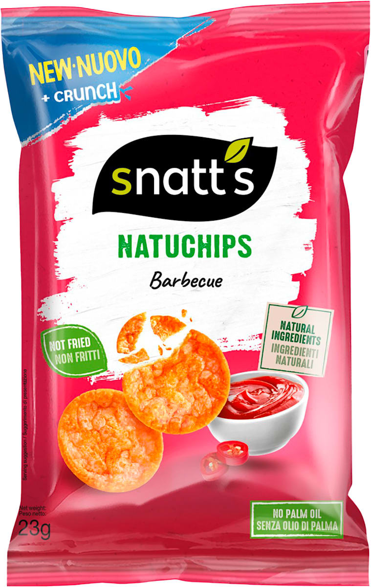 snatt's Natuchips krekeri s okusom roštilja, 23 g | dm Bosna i Hercegovina