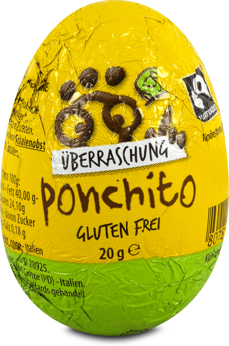 ponchito Schokolade Überraschungs-Ei, 20 g | dm.at
