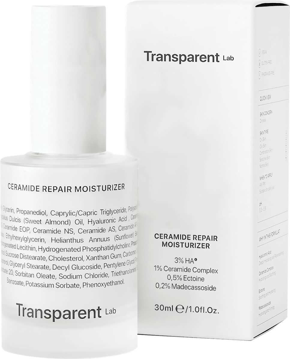 Transparent Lab Feuchtigkeitsserum Ceramide Repair Moisturizer, 30 ml ...