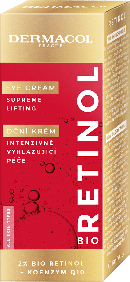 Dermacol bio Retinol oční krém, 15 ml | dm.cz
