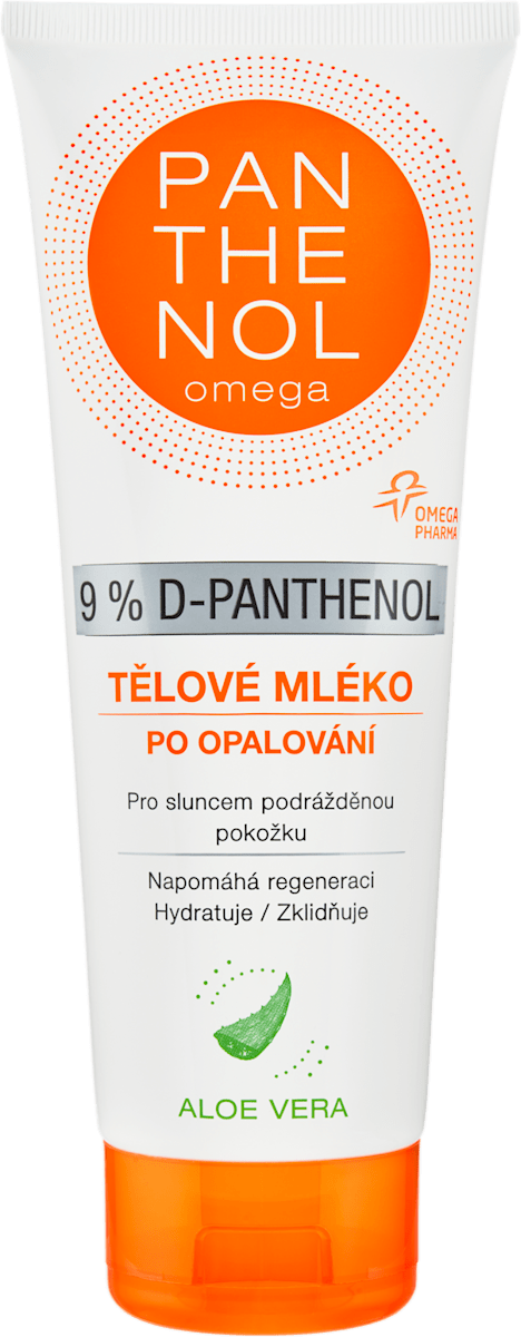 Czech Republic product data sample: tělové mléko po opalování Aloe Vera, 250 ml