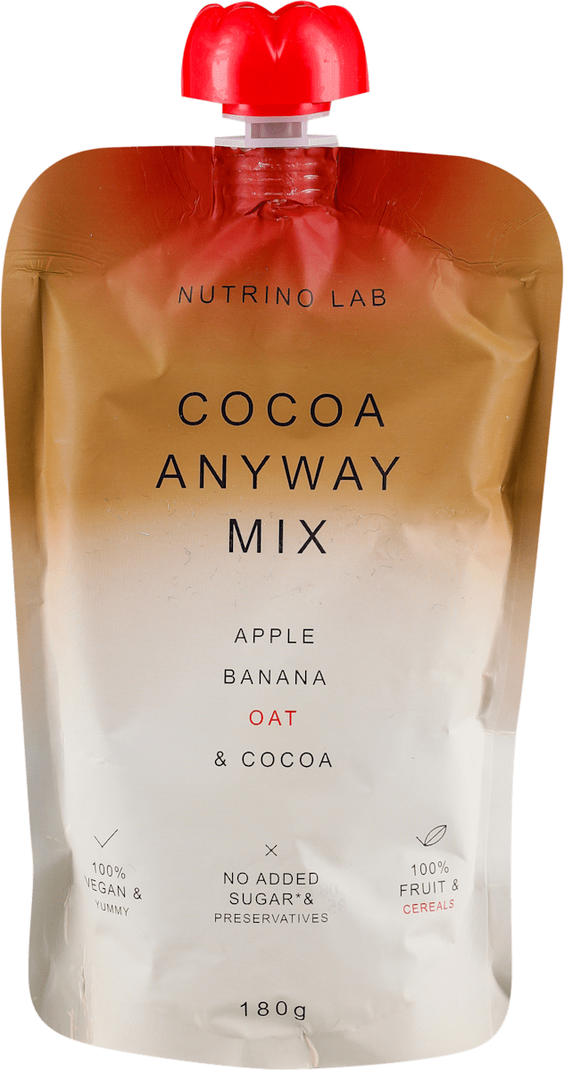 Nutrino Lab COCOA ANYWAY MIX piure mar, banana, cereale, cacao