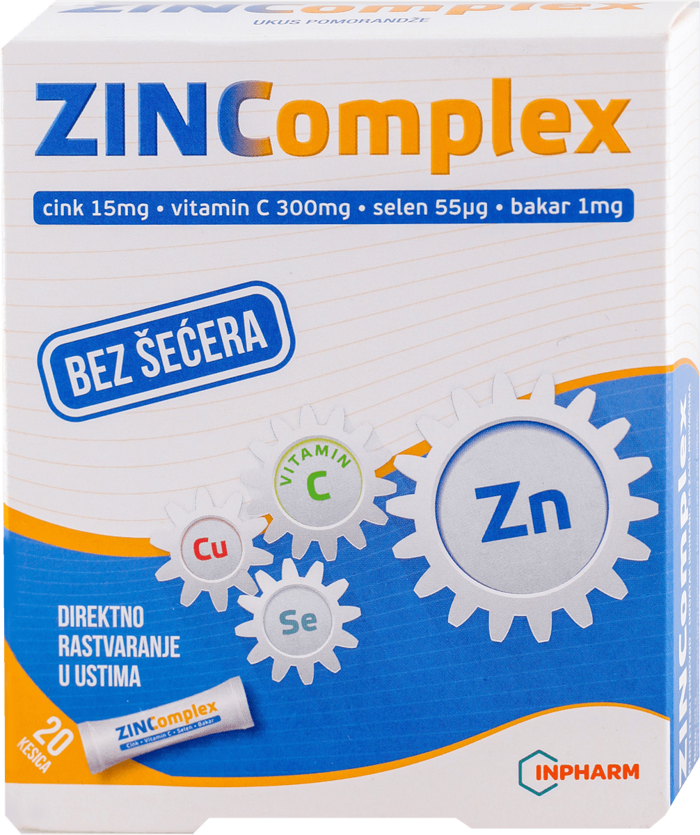 INPHARM ZINComplex - direkt, 20 kom | dm.rs